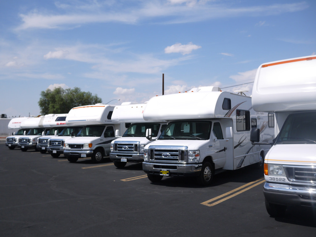 RV and trailer parking at Pagosa Secure Storage